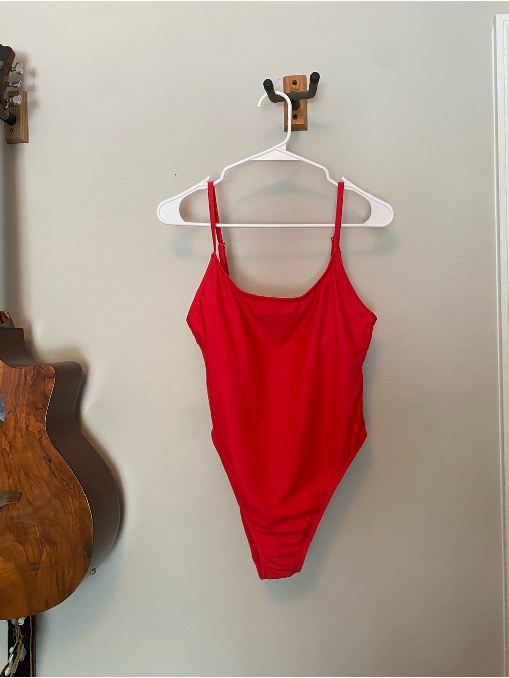 Shade & Shore Red One-Piece Swimsuit